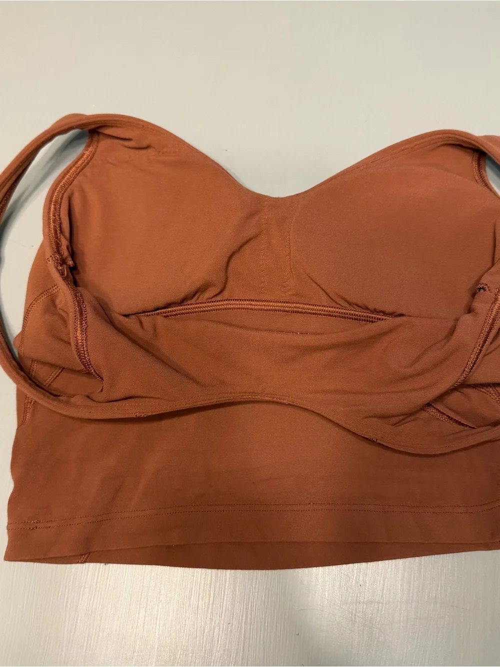 lululemon athletica Rust Brown Align tank